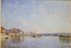 Kanal du Loing von Alfred Sisley