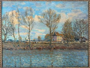 Ile de la Grande Jatte; Neuilly sur Seine (Gemälde von Alfred Sisley) von Alfred Sisley