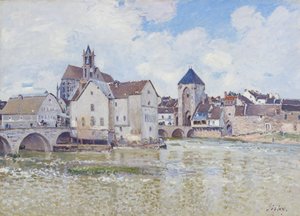 Die Brücke von Moret von Alfred Sisley