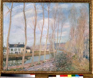 Der Kanal von Loing von Alfred Sisley