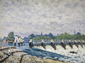 Molesey Weir, Hampton Court