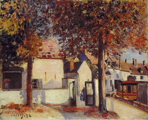 Moret-sur-Loing (Rue de Fosses) von Alfred Sisley