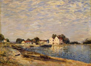 Saint-Mammes, am Ufer des Loing