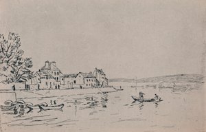Die Ufer des Loing, um 1880er, 1946 von Alfred Sisley