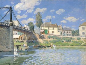 Die Brücke bei Villeneuve-la-Garenne
