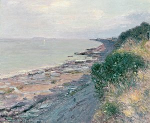 Die Klippe bei Penarth, Abend, Ebbe von Alfred Sisley