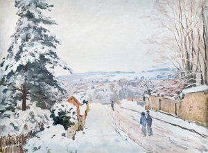 Die Coeur Volant Straße nach Louveciennes