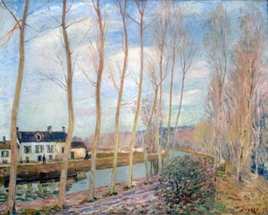 Der Loing-Kanal, 1892 von Alfred Sisley