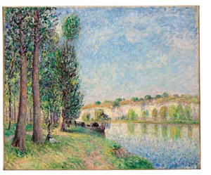 Der Loing bei Moret, 1885