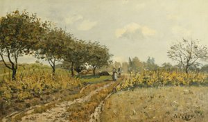 Der Weg auf dem Land; Le Chemin dans la Campagne, 1876 von Alfred Sisley