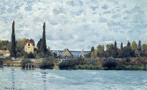 Die Seine bei Bougival, 1873 von Alfred Sisley