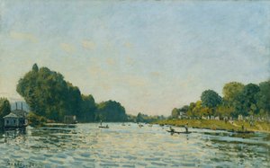 Die Seine bei Bougival von Alfred Sisley