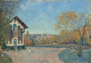 Ansicht von Marly-le-Roi von Coeur-Volant, 1876 von Alfred Sisley