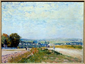 Ansicht des Chemin de Montbuisson nach Louveciennes