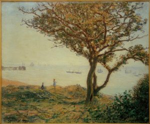 Die Reede von Cardiff (Schiffe in der Bucht von Cardiff) von Alfred Sisley