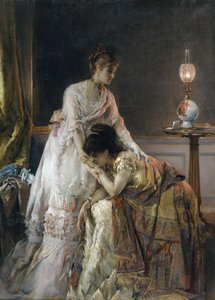 Nach dem Ball, 1874 von Alfred Emile Stevens