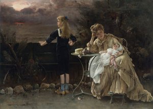 Mutter und ihre Kinder, 1883