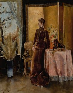 Der Schnee von Alfred Emile Stevens