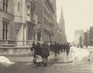 Ein Sonntagmorgen, New York von Alfred Stieglitz