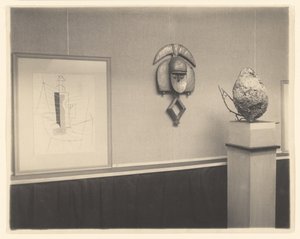 Detail der Picasso-Braque-Ausstellung bei 291 von Alfred Stieglitz