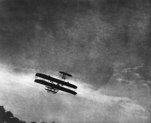 Flugzeug / Doppeldecker / Foto 1910