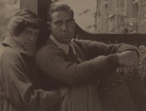Kitty Stieglitz und Edward Stieglitz von Alfred Stieglitz