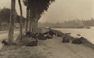 An der Seine—Nahe Paris von Alfred Stieglitz