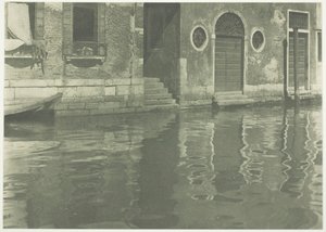 Reflexionen - Venedig, 1894, gedruckt 1897 von Alfred Stieglitz