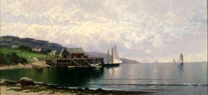 Die Landung, Bailey Island, Maine, ca. 1907