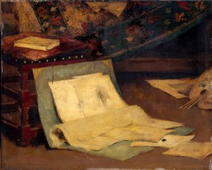 Ecke des Ateliers des Künstlers, 1849-1924