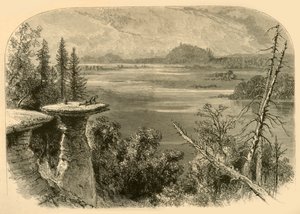 Stand Rock am Wisconsin River, 1874