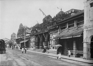 Ein Hindu-Tempel, Pettah, Colombo, um 1890