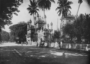 Eine mohammedanische Moschee, Cinnamon Gardens, Colombo, ca. 1890, 1910