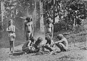 Veddahs oder Wilde Männer, ca. 1890, 1910