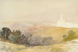 Durham von den Roten Hügeln, 1866-1880 von Alfred William Hunt