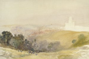 Durham von den Roten Hügeln, 1880-86