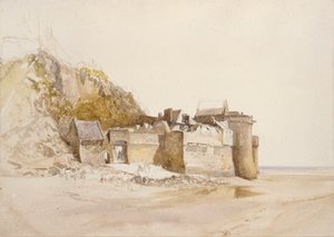 Mont St Michel, das äußere Tor, ca. 1876