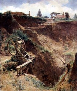 Die Kiesgrube, Kings Cross von Alfred William Hunt