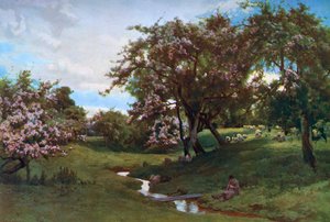 When Nature Painted all Things Gay, 1887, 1912 von Alfred William Parsons