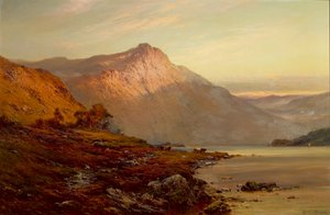 Dhu Loch in der Nähe von Balmoral von Alfred de Breanski