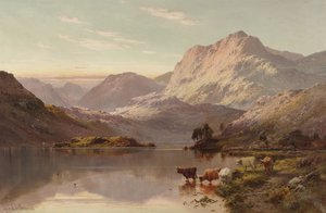 Loch Fad von Alfred de Breanski