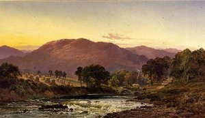 In der Nähe des Llangollen-Passes, Nordwales von Alfred de Breanski