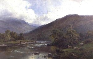 Der Dee bei Balmoral von Alfred de Breanski
