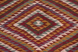 Teppich aus dem Mzab-Tal (Wolle) (Detail) von Algerian School