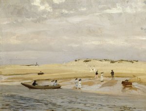 Figuren am Strand