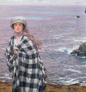 Das karierte Tuch, 1915 von Algernon Mayow Talmage