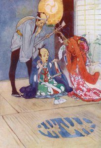 Illustration für Die Geschichte von The Mikado von Alice Bolingbroke (after) Woodward
