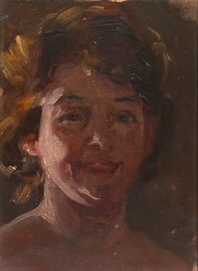 Kopf des Künstlers, spätes 19. - frühes 20. Jahrhundert von Alice Pike Barney