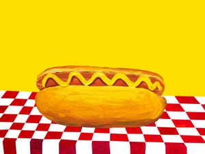 Klassischer Hot Dog