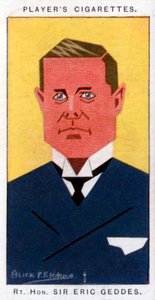 Sir Eric Campbell Geddes, britischer Politiker, 1926 von Alick P. F. Ritchie